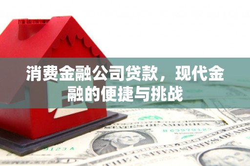 黄梅消费金融公司贷款，现代金融的便捷与挑战