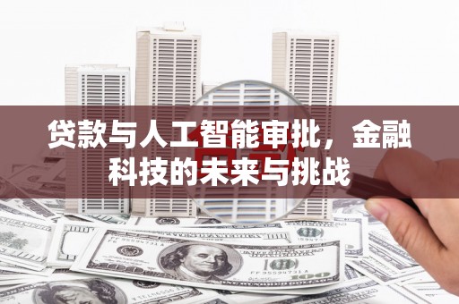 潍坊贷款与人工智能审批，金融科技的未来与挑战