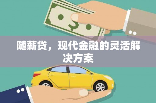 竹崎随薪贷，现代金融的灵活解决方案