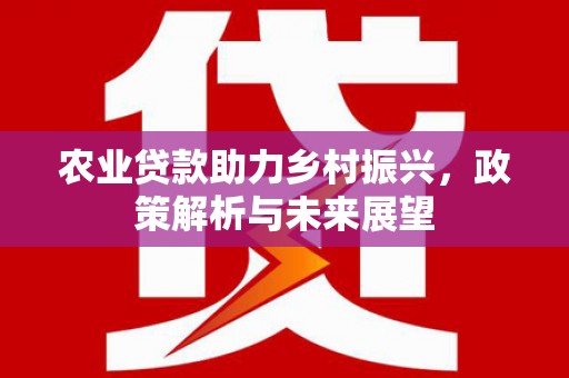 阿里山农业贷款助力乡村振兴，政策解析与未来展望