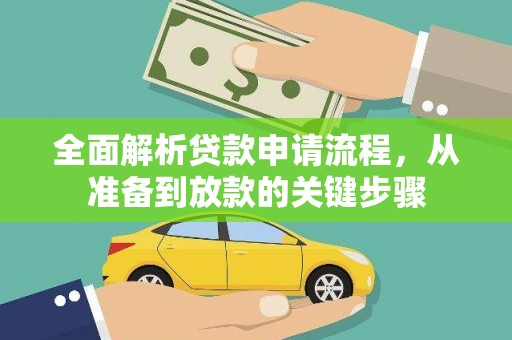 大庆全面解析贷款申请流程，从准备到放款的关键步骤