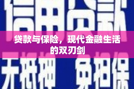 嘉兴贷款与保险，现代金融生活的双刃剑
