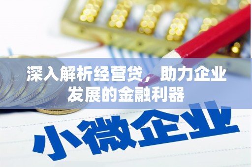 两当深入解析经营贷，助力企业发展的金融利器
