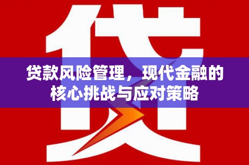莱山贷款风险管理，现代金融的核心挑战与应对策略