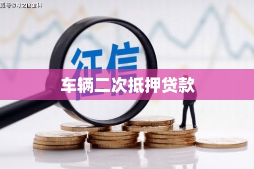 大丰车辆二次抵押贷款