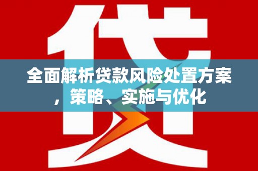 内蒙古全面解析贷款风险处置方案，策略、实施与优化